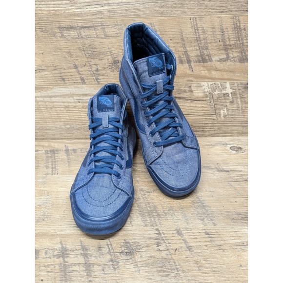 Vans Other - Vans Sk8-Hi Reissue Skate Sneakers Unisex 10W / 8.5M Navy Blue High Top